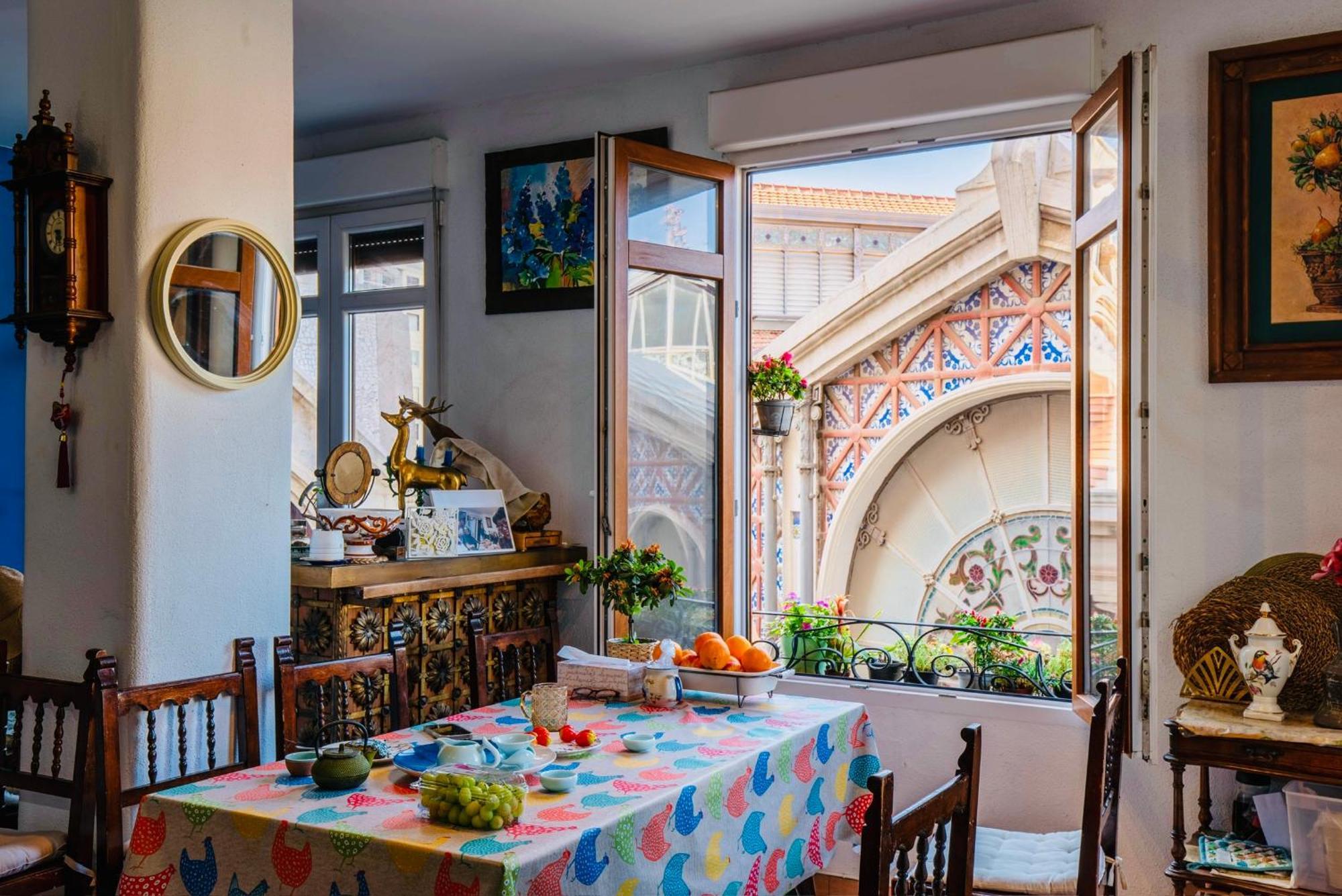 Mirador 1 Del Mercado Central - Habitacion Con Bano Privado En El Centro De La Ciudad Vella Валенсия Экстерьер фото